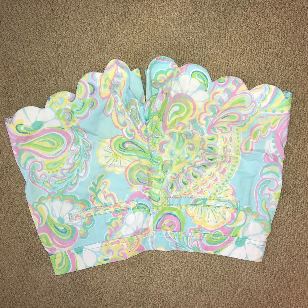 lilly pulitzer shorts size 0